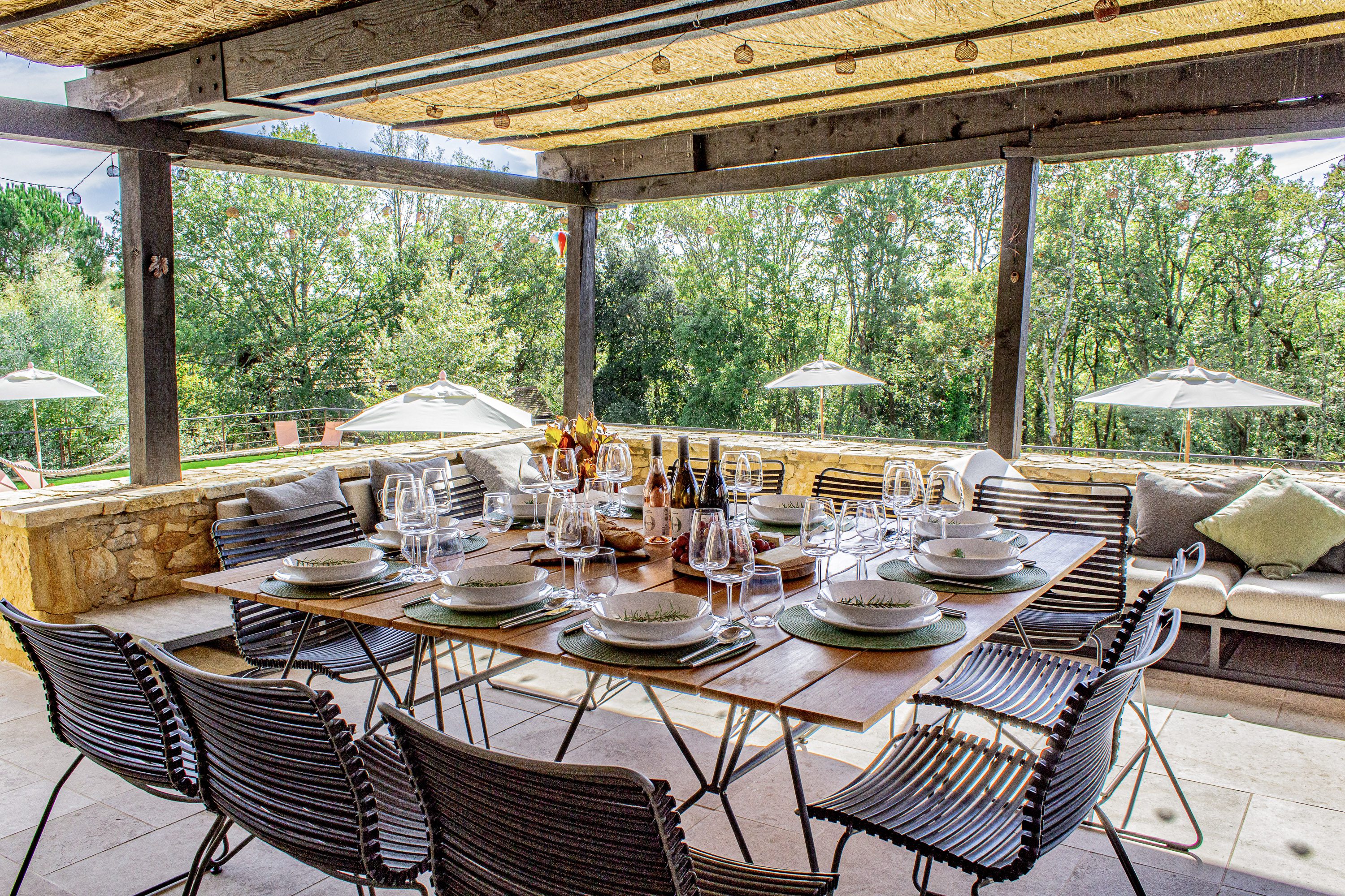 Vue sur le Vallon terrace